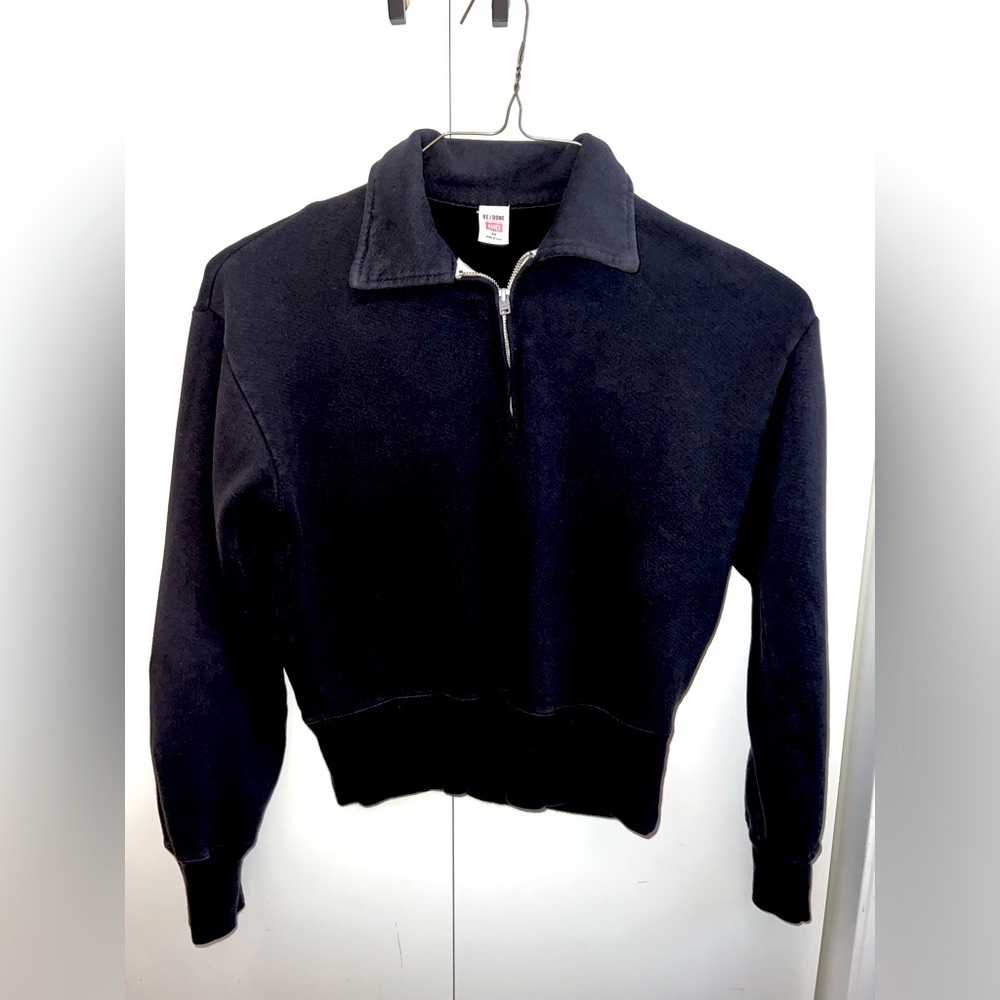 ReDone half zip sweatshirt size XS